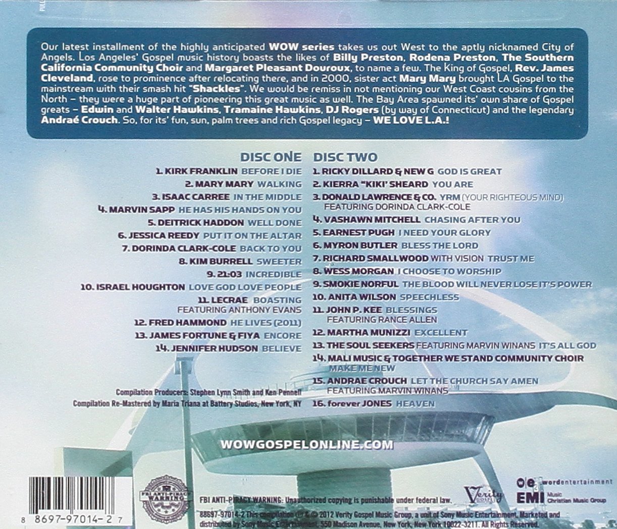 WOW Gospel 2012 (2CD)